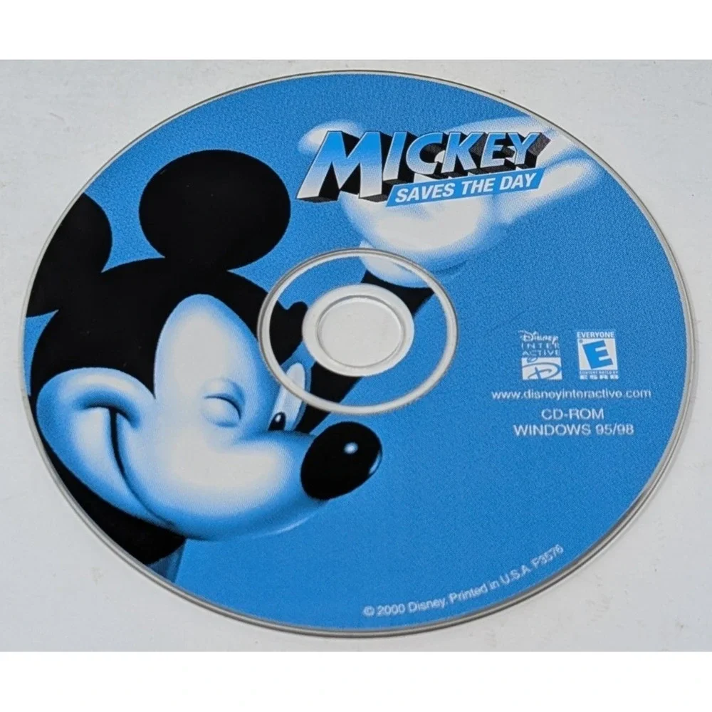 Disney's Interactive Mickey Saves the Day PC‎ 2000 Windows 95 98 CDROM Disc Only